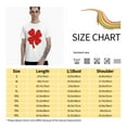thumbnail image 6 of Red Clover Men's T-Shirt Cotton 100% Summer Tops Fashion Casual Red Clover Short Sleeves for Men Women Round Collar Top Tees, 6 of 6