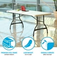 thumbnail image 6 of Lifetime 6 Foot Rectangle Folding Table Indoor/Outdoor Commercial Grade, White Granite (80306), 6 of 12