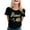 Black, variant on Women’s Braut Letter Print T-Shirt, Casual Crew Neck Short Sleeve Tee, Soft Loose Fit Bridal Top For Daily & Wedding Occasions Light Gray L