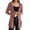 Brick Red, variant on Ediodpoh Long Cardigan Sweaters for Women Long Sleeve Solid Color Knit Cardigan Mid Length Open Front Sweater Coat with Pockets Black L