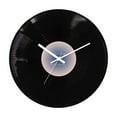 thumbnail image 2 of Isvgxsz Vinyl Record Wall Clock Silent Wall Clock Kitchen Wall Clock Music Decor Bedroom Wall Clock Vinyl Records Decor Cafe Wall Clock Retro Decor Office Supplies 3D Plastic Rock and Roll, 2 of 5