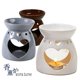 thumbnail image 1 of Quemador De Incienso De Cerámica De Doble Amor, Lámpara De Aroma De Estufa De Aceite Esencial De Aromaterapia Monstrate HA020122-00, 1 of 3