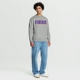 thumbnail image 3 of Men's Fanatics Heather Gray Minnesota Vikings Direct Handoff Legacy Pullover Sweatshirt, 3 of 5