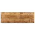 thumbnail image 2 of vidaXL Bench 110 cm Solid Rough Mango Wood and Steel, 2 of 5