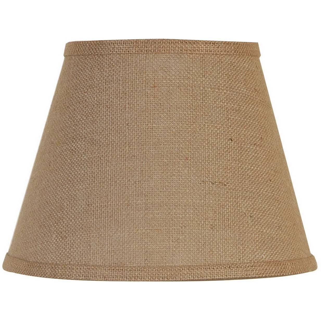 Better Homes and Gardens Large Lamp Shade Burlap Fabric Round Drum Shade Brown 
