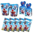 thumbnail image 4 of Spidey And His Amazing Friends Birthday Decorations Tableware Kit Plates Cups Tablecloth Backdrop Balloons Child Party Supplies, 4 of 5