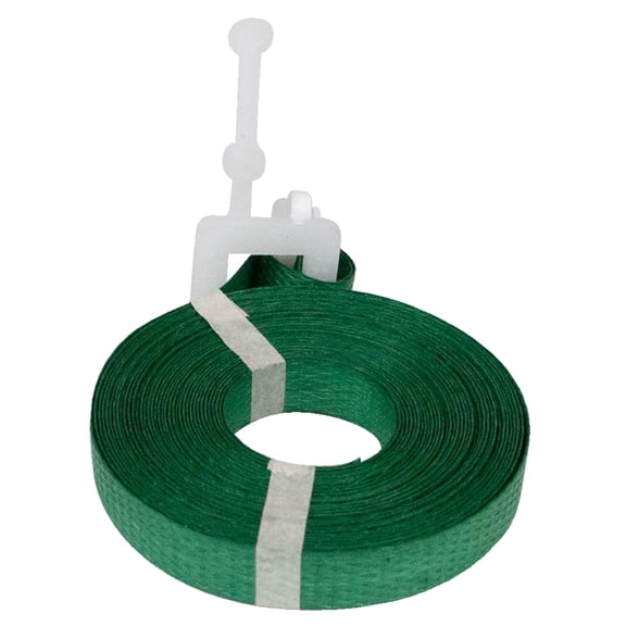 Strapping Pre Cuts - 17ft. of Strapping with Attached Plastic Buckle - 1/2" x 17" - P12PC2 - Case of 500 - Multiple Colors (Green)