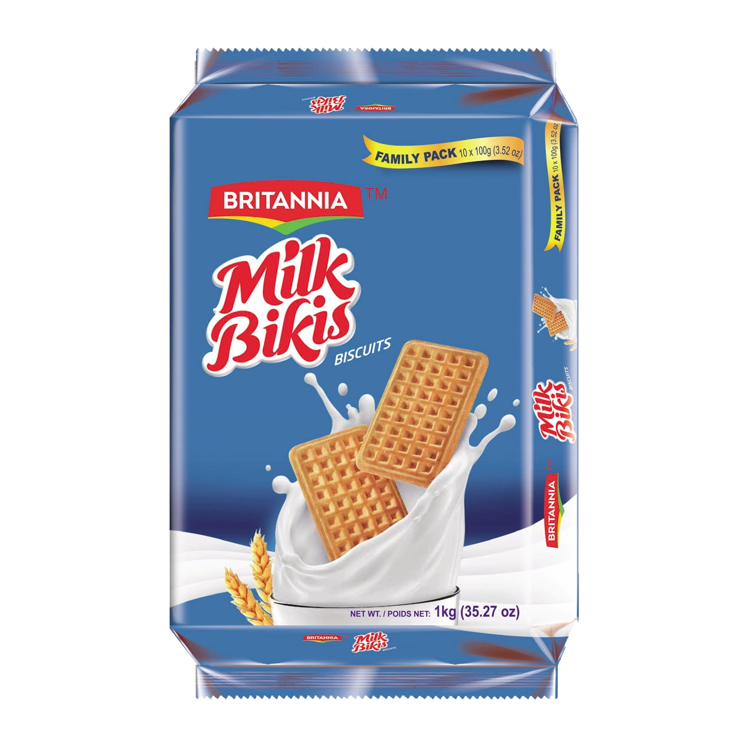 Britannia Milk Bikis Cookies (1kg) Cream Sandwiched Crispy , 57 OFF