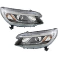 thumbnail image 4 of For 15-16 CR-V Touring Halogen Headlight Headlamp Head Light with Bulb PAIR SET, 4 of 5