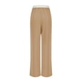 thumbnail image 5 of Multi-Pocket Slacks MIUOWANP Women's Solid Color Fashionable And Comfortable High Waisted Workwear Pants With 8 Pockets For Casual Wear Khaki XXL, 5 of 5
