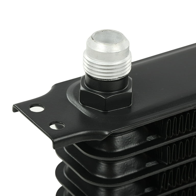 Transmission Cooler Universal 13-Row 10AN Engine Transmission Oil Cooler &amp; Filter Adapter Oil Line Glaci&egrave;re &eacute;lectrique