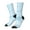 2 Black-2, variant on Blue Marble Print Adult Socks for Men & Women,Calf Socks, Ankle Socks,Boots Socks,Breathable Casual Sock,Unisex Crew Socks