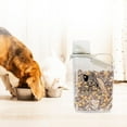 thumbnail image 3 of Brabtod Pet Food Storage Container Airtight Cat Food Container with Measuring Cup and Pour Spout Portable Pet Food Dispenser for Cat Transparent Leakproof Cat Food Container for Travel 2-3 Lbs, 3 of 7