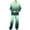 Mens Pajamas Green, variant on Men 2 Piece Pajamas Sets Long Sleeve Shirts and Pants Pajama Outfits Lightweight Gradient Printed Sleepwear Loungewear Set with Pocket