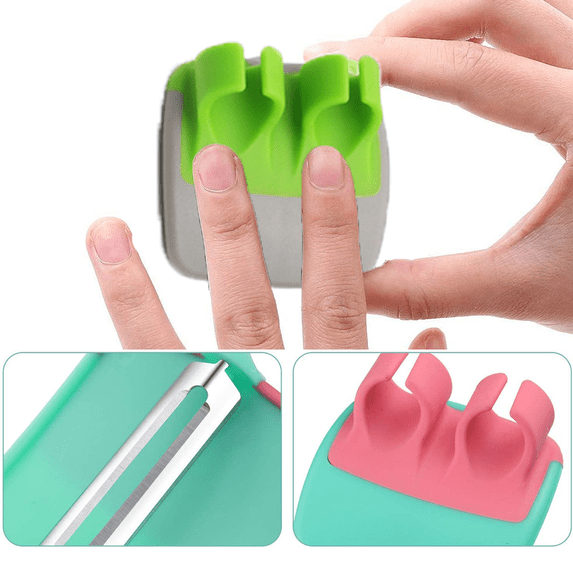 Fruit Peeler，Finger Potato Peeler， Kitchen Vegetable Peeler Hand Fruit Peeler