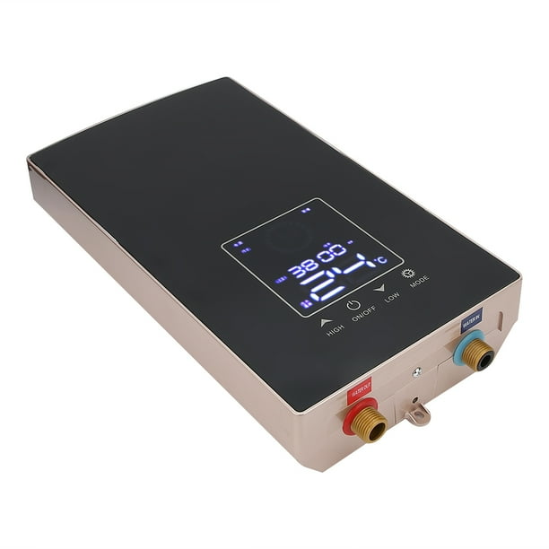Calentador de agua por voz, calentador de agua con control de voz montado en la pared, calentador de agua eléctrico instantáneo, funcionalidad de alta precisión