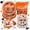 ORANGE, variant on 168pcs 2026 Graduation Decorations, Graduation Party Supplies 2026 Includes Plates, Cups, Napkins, Cutlery, 2026 College High School Graduation Party Decorations | 24 Guests (Red/Blue/Green/Orange)