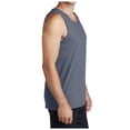 thumbnail image 3 of Yellow Rooster Mens Sleeveless Beach Wash Garment-Dyed Tank Top Denim Blue XL, 3 of 4