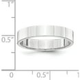 thumbnail image 2 of Platinum 4mm Flat Size 9 Wedding Band Made In United States pfb040-9, 2 of 5