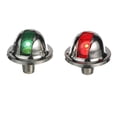 thumbnail image 2 of Seachoice Stainless Steel Port and Starboard Side Light, 1 Nautical Mile Visibility for Sail or Powerboats Under 39 Feet, 2 of 4