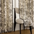 thumbnail image 4 of Boho Curtains for Living Room 96 Inch Length French Country Floral Drapes Farmhouse Rustic Vintage Window Curtain Panels Bedroom Chic Cotton Linen Closet Curtains，2 Panel, 4 of 4