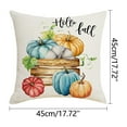 thumbnail image 2 of Throw Pillow Covers Hwkond 1Pc Pumpkining Festival Pillowcase Family Decoration Cushion Cover Family Pillowcase,(Up to 25% Off)MulticolorD, 2 of 2