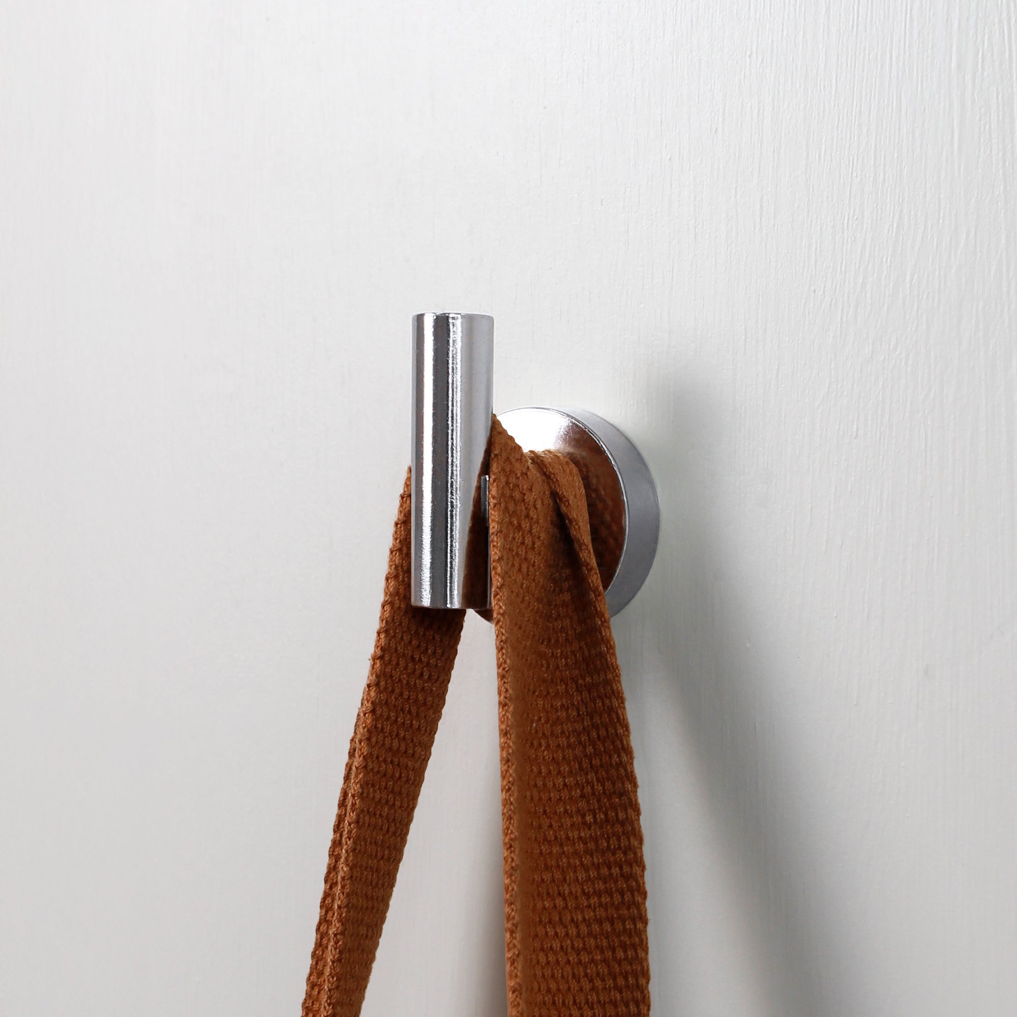 Lumi Home Furnishings Modern Wall Single Hook Brushed Nickel 8-pack