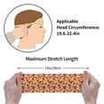 thumbnail image 4 of Lsque Japanese Style Fish Scales Pattern Sweatbands Sports Headband for Men & Women - Moisture Wicking Athletic Cotton Terry Cloth Sweatband for Tennis, Basketball, Running, 4 of 9