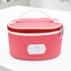 thumbnail image 2 of Bolsa de almacenamiento de cosméticos de PU impermeable portátil, organizador de bolsa de maquillaje y artículos de tocador (rojo sandía), 2 of 2