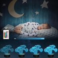 thumbnail image 5 of Monster Trucks for Boys, 3D Night Lights for Children Kids Nursery Lamp, 16 LED Colors Changing Lighting, Car Shape Acrylic Lamp Table Desk Bedroom Decoration, Cool Gifts Ideas Birthday Xmas, 5 of 7
