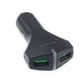 thumbnail image 6 of 2-Port USB 36W Fast Car Charger w Charger Cord Type-C 6ft USB Cable X4J for Acer Liquid Jade Primo - Alcatel PulseMix, 7, Idol 5S 5 4S - ASUS Zenfone V Live, ROG Phone, AR 6 5z 4 Pro, 6 of 11