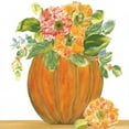 thumbnail image 2 of Ebert, Roey 12x12 White Modern Wood Framed Museum Art Print Titled - Pumpkin Full of Mums, 2 of 4