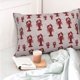 thumbnail image 4 of Fotbe Red Lobster With Claws Funda de Almohada Decorativa Estilo Occidental, Lujo en Algodón, Fundas para Almohadas King, Cojín Estampado para Decoración del Hogar-20"x30", 4 of 6