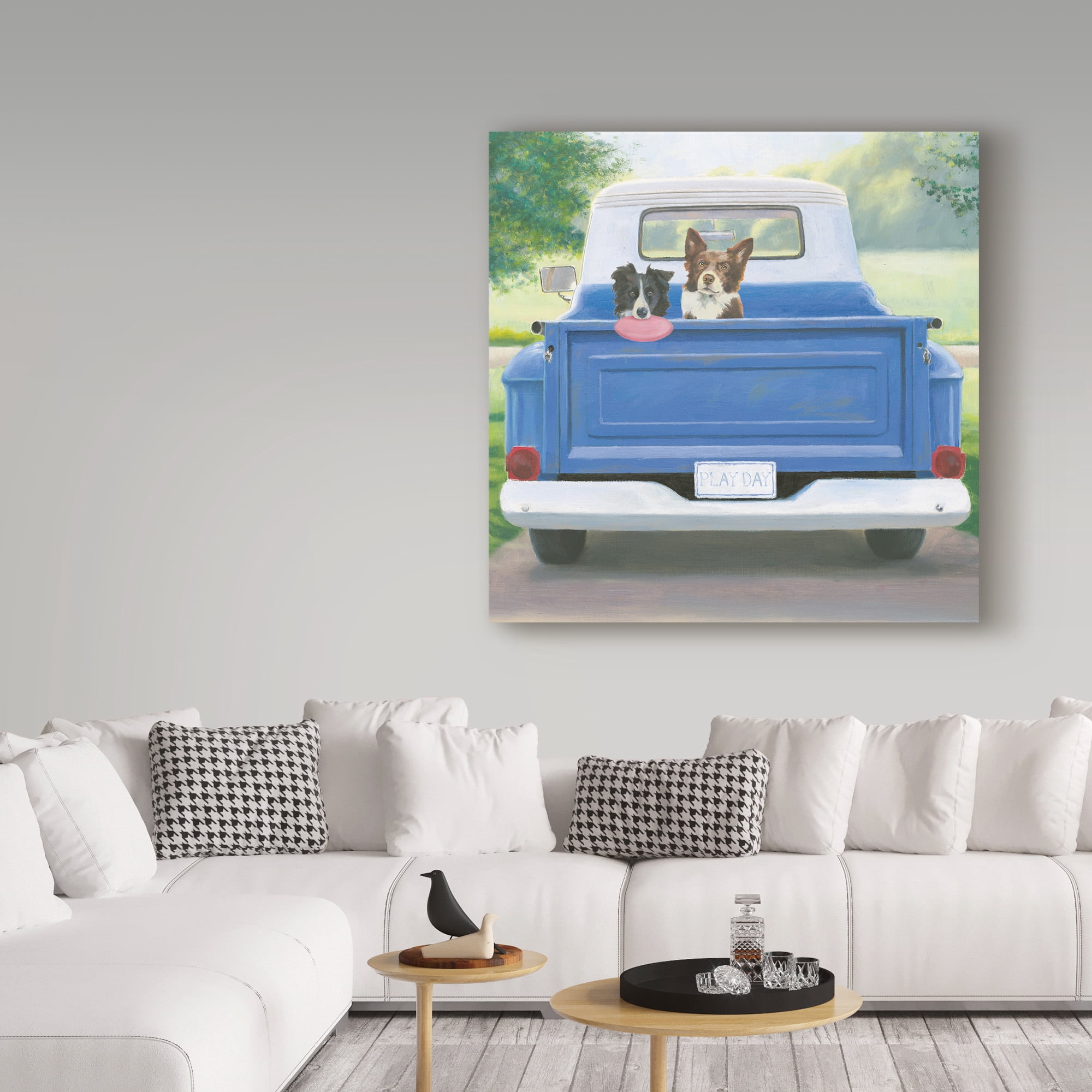 Trademark Fine Art 'Play Day Frisbee' Canvas Art by James Wiens