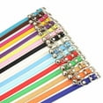 thumbnail image 2 of PU Leather Cat Collar with Bell Small Pet Supplies for Kitten Puppy Chihuahua Yorkie, 2 of 4