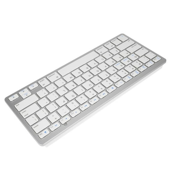 Silver Ultra-slim Wireless Keyboard For Air for ipad Mini for Mac
