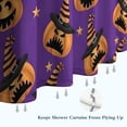 thumbnail image 6 of Halloween Pumpkins with Witch Hats Shower Curtain 72"x84" ,Bathroom Decorative Shower Curtains Set with 12 Hooks,Modern Waterproof Washable Shower Curtain, 6 of 6