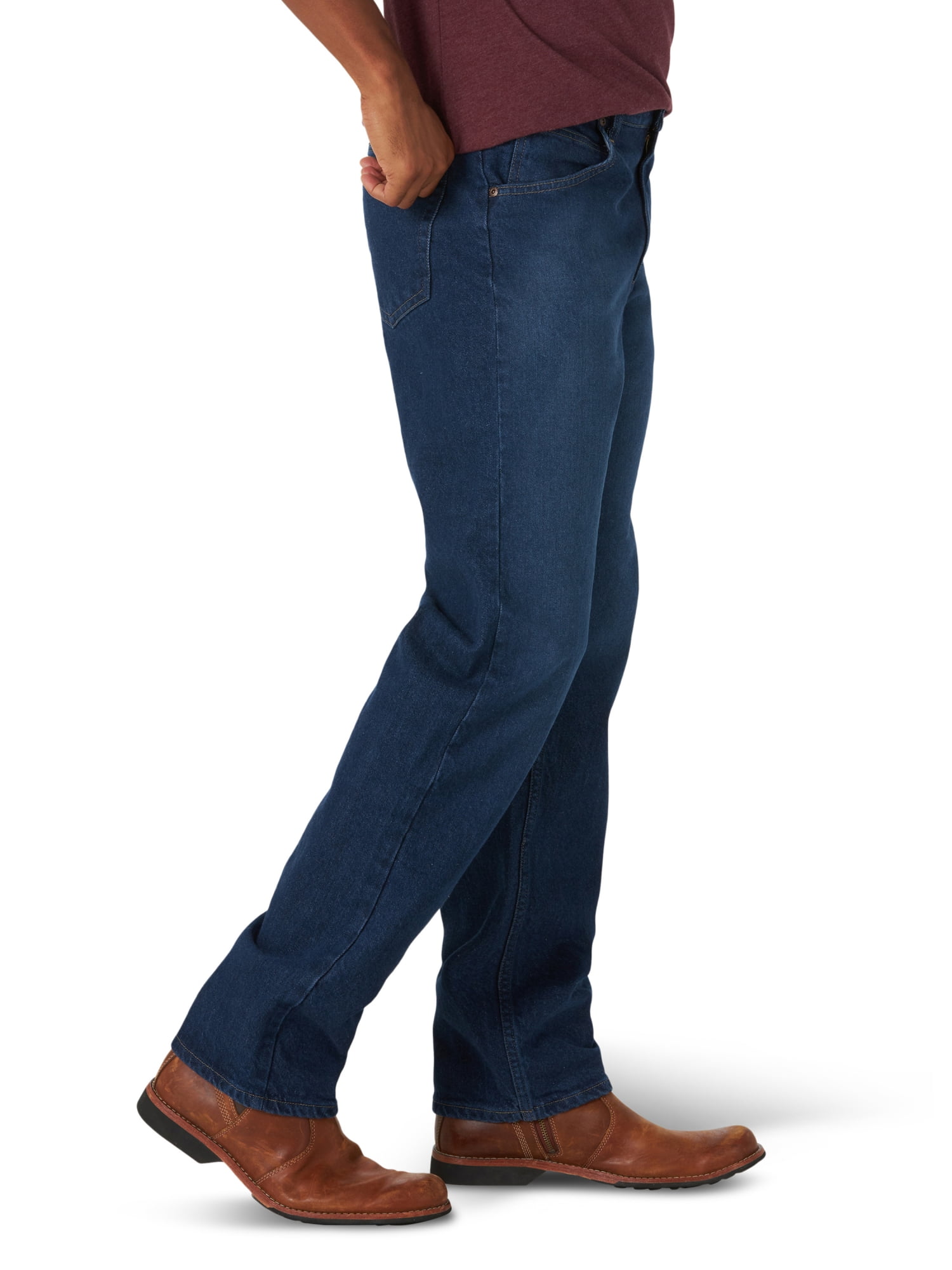 Wrangler Men's and Big Men's Regular Fit Jeans with Flex