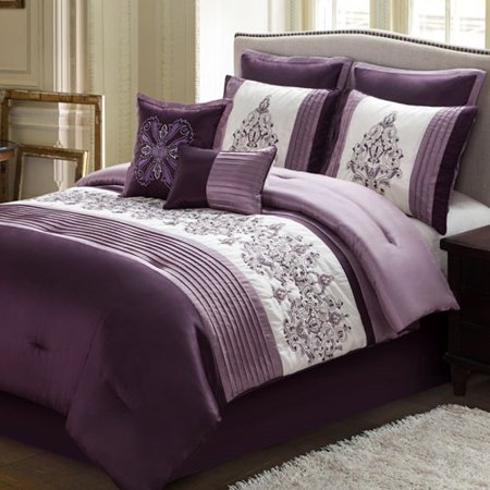 8 Piece Isabella Comforter Set Queen Walmart Com