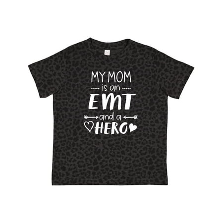 

Inktastic My Mom is an EMT and a Hero Gift Toddler Boy or Toddler Girl T-Shirt