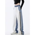 thumbnail image 2 of Pantalones vaqueros de costura, pantalones anchos y sueltos de estilo callejero americano, pantalones casuales deportivos de baile callejero de otoño de moda para mujer, 2 of 5