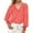 Red, variant on Women's V Neck Long Sleeve Shirt Tops Casual Office Work T-Shirt Blouse