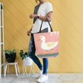 thumbnail image 6 of Large Canvas Bag 13.5x5.1x15 Inch Canvas Bag Shopping Canvas Bag Suitable For Outing Shopping Travel Out Of Large Capacity Storage Cute Skateboard Duck, 6 of 9