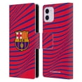 thumbnail image 1 of Head Case Designs Officially Licensed FC Barcelona Graphics Texture Leather Book Wallet Case Cover Compatible with Apple iPhone 11, 1 of 6