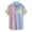 Pink, variant on IROINNID Men's Short Sleeve Halloween Printed Casual Fashion Blouse