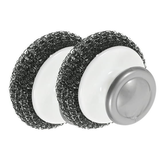 RUNROTOO Dish Brush Heavy-Duty 2Pcs 3.34X3.34X2.16in