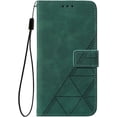 thumbnail image 3 of Wallet Case for iPhone 16 Plus Case Leather with Kickstand Card Slots Phone Case,Durable Magnetic Closure Shockproof Protective Cover for iPhone 16 Plus 6.7 inch Green YBS, 3 of 17