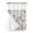 Navy Blue Gray Beige, variant on No Hook Shower Curtain with Snap-in Liner, Black Grey Botanical Waterproof Fabric Bathroom Curtains, Rustic Country Spring Floral Summer Leaf Bath Curtains & Mesh Top Window 72"x96" Extra Long