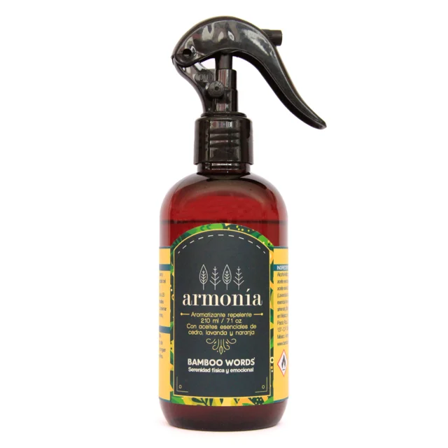Spray Repelente Aromatizante 210ml con Cedro, Lavanda y Naranja | Protección Natural y Relajación Aromática