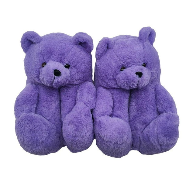 Pantuflas De Oso De Peluche Para Mujer Advancent AP006544-02